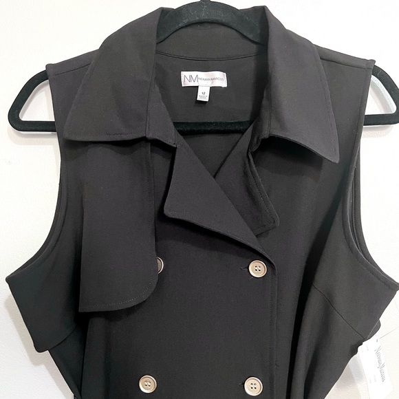 NWT Neiman Marcus Trench Belted Midi Dress MSRP$142 - Picture 6 of 16